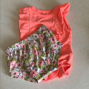 2 Cat and Jack 6-9 month outfits